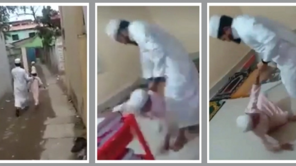 শিশু নির্যাতনে সেই মাদরাসাশিক্ষক আটক