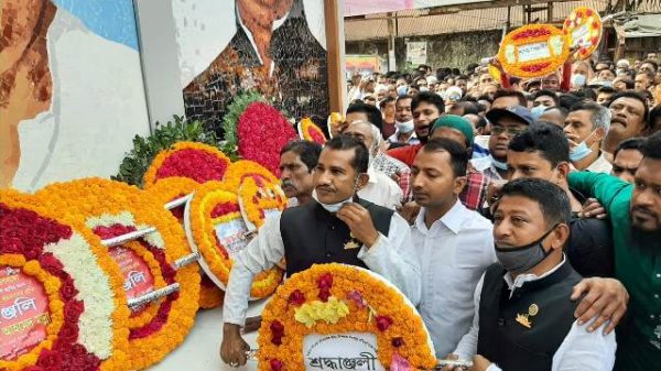বরিশাল কোতোয়ালি মডেল থানায় ৭ই মার্চ উৎযাপন