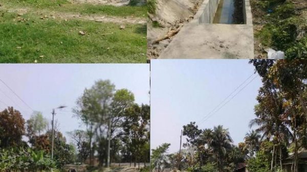 পুঠিয়া পৌরসভার জলাবদ্ধতা নিরসনের কোটি টাকার প্রজেক্ট হ জ ব র ল অবস্থা