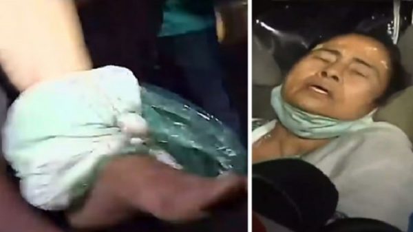 নন্দীগ্রামে মমতার ওপর হামলা