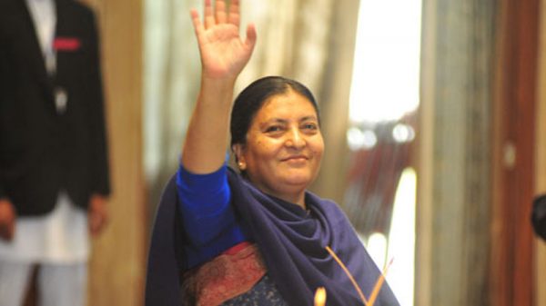 নেপালের প্রেসিডেন্ট আসছেন সোমবার