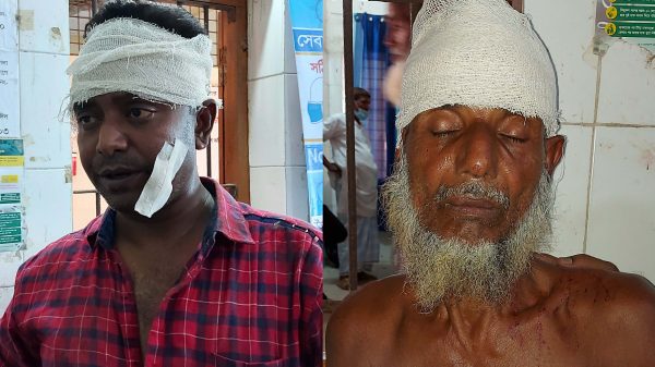 বাউফলে মুক্তিযোদ্ধা ও সাংবাদিকসহ পরিবারের ৪ জনকে কুপিয়ে জখম