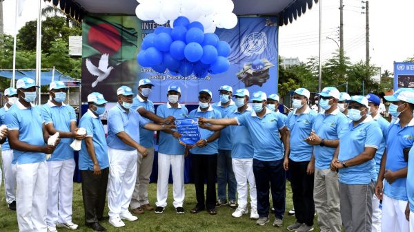 খুলনা নৌ অঞ্চলে যথাযোগ্য মর্যাদায় জাতিসংঘ শান্তিরক্ষী দিবস উদযাপন