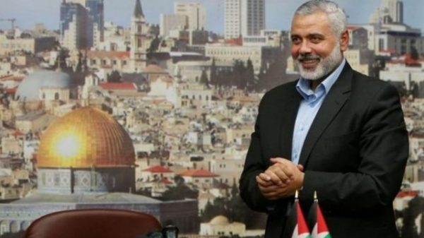 আরও ৪ বছর হামাসের প্রধান থাকবেন ইসমাইল হানিয়া