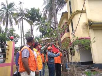 গলাচিপায় করোনা আক্রান্তদের বাড়িতে লাল পতাকা