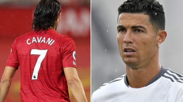রোনালদোকে ‘৭ নম্বর’ জার্সি দিলে দল ছাড়তে হবে কাভানিকে!